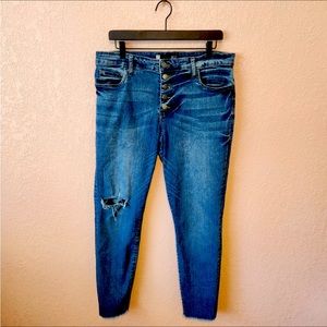 Kut From the Kloth Connie High Rise Ankle Skinny Jeans